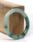 Natural Burmese High end Ice Green Jadeite Jade Bangle Bracelet (51.4 mm)