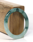 Natural Burmese High end Ice Green Jadeite Jade Bangle Bracelet (51.4 mm)