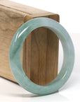 Baikalla Natural Oil-Green Jadeite Jade Bangle Bracelet (53.5mm)