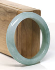 Baikalla Natural Oil-Green Jadeite Jade Bangle Bracelet (53.5mm)