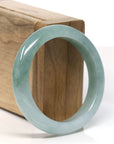 Baikalla Natural Oil-Green Jadeite Jade Bangle Bracelet (53.5mm)