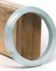 Baikalla™ "Classic Bangle" Genuine Jadeite Jade Lavender Green Bangle Bracelet (62.2mm)