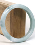 Baikalla™ "Classic Bangle" Genuine Jadeite Jade Lavender Green Bangle Bracelet (62.2mm)