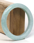 Baikalla™ "Classic Bangle" Genuine Jadeite Jade Lavender Green Bangle Bracelet (60.2mm)