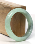Baikalla High end Ice Green Natural Jadeite Jade Bangle ( 53.3 mm )