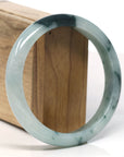 Burmese Ice blue green Jadeite Jade Bangle Bracelet (63 mm) T753