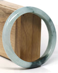 Burmese Ice blue green Jadeite Jade Bangle Bracelet (63 mm) T753