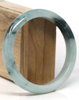 Burmese Ice blue green Jadeite Jade Bangle Bracelet (63 mm) T753