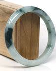 Burmese Ice blue green Jadeite Jade Bangle Bracelet (63 mm) T753