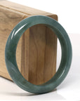 Baikalla Natural Oil-Green Jadeite Jade Bangle Bracelet (56.6mm)