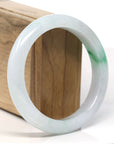 Baikalla™ "Classic Bangle" Genuine Jadeite Jade Lavender Green Bangle Bracelet (59.6mm)