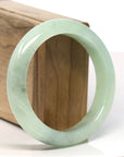 Baikalla Ice Green Natural Jadeite Jade Bangle ( 57.5 mm )