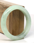 Baikalla Ice Green Natural Jadeite Jade Bangle ( 57.5 mm )