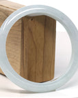 Baikalla Light Ice Green Natural Jadeite Jade Bangle ( 66.5 mm )