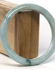 Baikalla Natural Blue-Green Jadeite Jade Bangle Bracelet ( 66.7 mm )