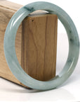 Baikalla Natural Blue-Green Jadeite Jade Bangle Bracelet ( 66.7 mm )