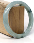 Baikalla Natural Blue-Green Jadeite Jade Bangle Bracelet ( 66.7 mm )