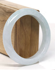 Baikalla Ice Green Natural Jadeite Jade Bangle ( 58.2 mm )