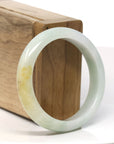 Baikalla Natural Yellow Jadeite Jade Bangle ( 53.2mm )