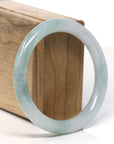 Natural Burmese Blue Green Jadeite Jade Bangle Bracelet (56.6 mm)