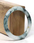 Natural Burmese Blue Green Jadeite Jade Bangle Bracelet (55.2 mm)