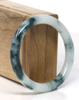 Natural Burmese Blue Green Jadeite Jade Bangle Bracelet (55.2 mm)