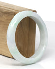 Baikalla™ "Classic Bangle" Genuine Burmese Green Jadeite Jade Bangle Bracelet (56.8 mm)