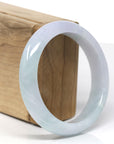 Genuine Lavender Jadeite Jade Bangle Bracelet (58.4mm)
