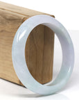 Genuine Lavender Jadeite Jade Bangle Bracelet (58.4mm)