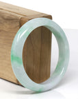 Genuine Burmese Green Jadeite Jade Bangle Bracelet ( 55.53 )