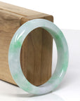 Genuine Burmese Green Jadeite Jade Bangle Bracelet ( 55.53 )