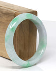 Genuine Burmese Green Jadeite Jade Bangle Bracelet ( 55.53 )