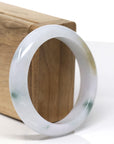 Baikalla™ "Classic Bangle" Genuine Burmese Jadeite Jade Bangle Bracelet ( 55.6 mm)