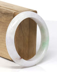 Genuine Burmese Jadeite Jade Bangle Bracelet (56.33 mm)