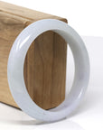 Baikalla Natural Light Lavender Jadeite Jade Bangle Bracelet (58.47mm)