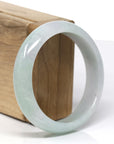 Baikalla Classic Lavender-Green Natural Burmese Jadeite Jade Bangle (58.21 mm)
