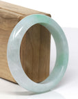 Natural Burmese Green Jadeite Jade Bangle Bracelet ( 57.0 mm )
