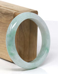 Baikalla Natural Apple-Green Jadeite Jade Bangle (55.47mm)