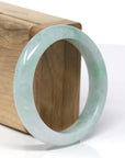 Baikalla Natural Apple-Green Jadeite Jade Bangle (55.47mm)