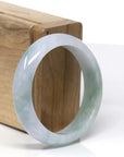 Baikalla "Classic Bangle" Green Natural Burmese Jadeite Jade Bangle (52.63mm)