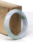 Baikalla "Classic Bangle" Green Natural Burmese Jadeite Jade Bangle (52.63mm)