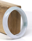 Baikalla Natural Blue-Green Patch Jadeite Jade Bangle Bracelet (58.69 mm)