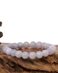 Baikalla Jewelry jade beads bracelet Copy of Jadeite Jade 10 mm Round Lavender Beads Bracelet ( 10 mm )