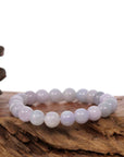 Baikalla Jewelry jade beads bracelet Copy of Jadeite Jade 10 mm Round Lavender Beads Bracelet ( 10 mm )