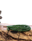 Baikalla Jewelry jade beads bracelet Copy of Baikalla Genuine Green Nephrite Jade Round Beads Bracelet Bangle ( 9.5mm )