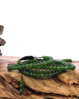 Baikalla Jewelry jade beads bracelet Copy of Baikalla Genuine Green Nephrite Jade Round Beads Bracelet Bangle ( 9.5mm )