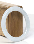 Baikalla Natural Jadeite Jade Bangle Bracelet (54.9 mm)
