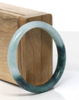 Baikalla Natural Jadeite Jade Bangle Bracelet (54.2 mm)