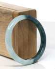 Baikalla Natural Jadeite Jade Bangle Bracelet (54.2 mm)
