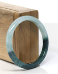 Baikalla Natural Jadeite Jade Bangle Bracelet (54.2 mm)